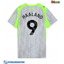 Fotballdrakt Dame Manchester City Erling Haaland #9 Tredjedrakt 2025-26 Kortermet